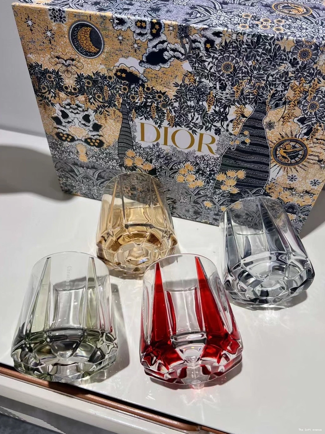 CHRISTIAN 4 GLASS CUP SET 0816